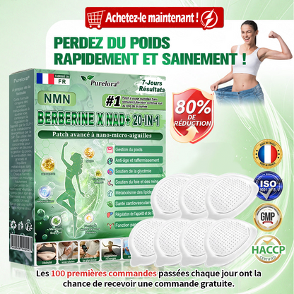 🇫🇷Pharmacie en ligne française🏥 p𝒖𝒓𝒆𝒍𝒐𝒓𝒂® NAD × 𝑬𝑮𝑪𝑮 20-𝒆𝒏-𝟏 𝐏𝐚𝙩𝙘𝙝 𝙈𝙞𝙘𝙧𝙤𝙣é𝙚𝒅𝒍𝒆 𝑨𝒗𝒂𝐧𝐜é 𝙉𝙖𝒏𝒐 (𝐔𝐧𝐞 𝐬𝐞𝐮𝐥𝐞 𝐟𝐨𝐢𝐬 𝐩𝐚𝐫 𝐣𝐨𝐮𝐫, 𝐜𝐡𝐚𝐧𝐠𝐞𝐦𝐞𝐧𝐭𝐬 𝐯𝐢𝐬𝐢𝐛𝐥𝐞𝐬 𝐞𝐧 𝟕 𝐣𝐨𝐮𝐫𝐬) ✅𝐏𝐨𝐮𝐫 𝐥’𝐨𝐛é𝐬𝐢𝐭é, 🅟🅔🅐🅤 🅡🅔🅛â🅒🅗é🅔,𝐝𝐢𝐚𝐛è𝐭𝐞, 𝐚𝐩𝐧é𝐞 𝐝𝐮 𝐬𝐨𝐦𝐦𝐞𝐢𝐥, 𝐩𝐫𝐨𝐛𝐥è𝐦𝐞𝐬 𝐚𝐫𝐭𝐢𝐜𝐮𝐥𝐚𝐢𝐫𝐞𝐬, 𝐞𝐭 𝐛𝐢𝐞𝐧 𝐩𝐥𝐮𝐬