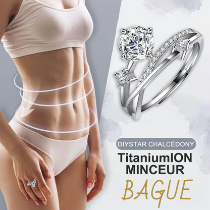 👩‍⚕️🔥 DERNIER JOUR -80% :👩‍⚕️ Bague de Magnétologie Lymphatique en Diamant CZTICLE®