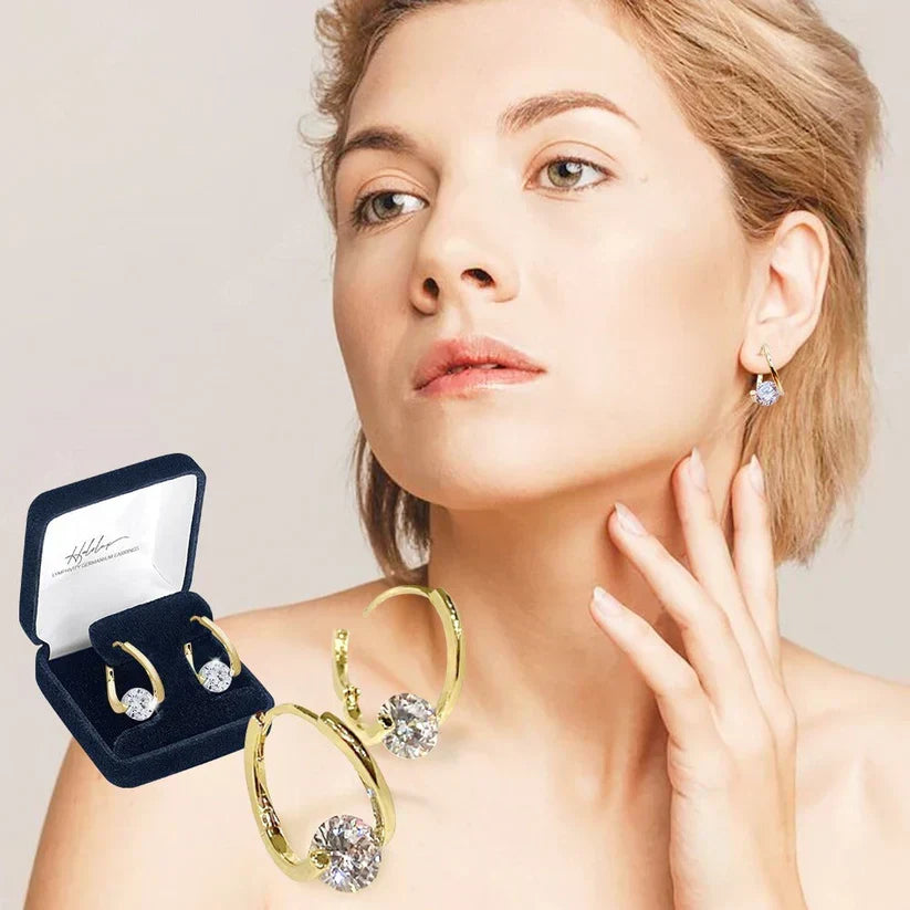 🔥 DERNIER JOUR – 80 % DE RÉDUCTION ✨ CZTICLE® Boucles d’oreilles lymphatiques de magnétothérapie au germanium
