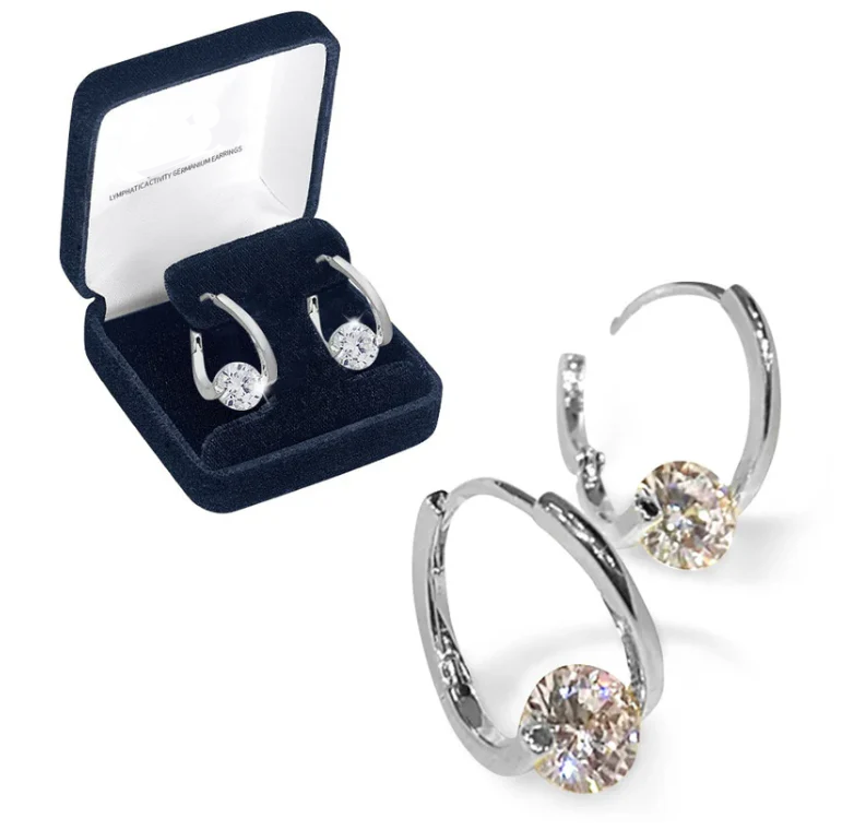🔥 DERNIER JOUR – 80 % DE RÉDUCTION ✨ CZTICLE® Boucles d’oreilles lymphatiques de magnétothérapie au germanium