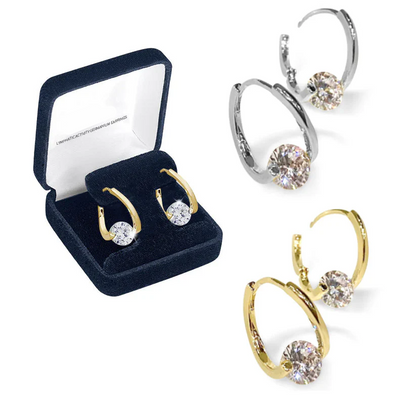 🔥 DERNIER JOUR – 80 % DE RÉDUCTION ✨ CZTICLE® Boucles d’oreilles lymphatiques de magnétothérapie au germanium