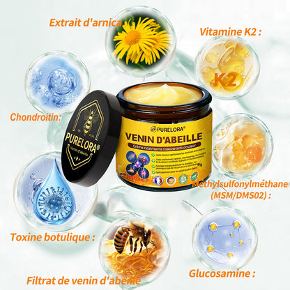Purelora® Venin d'abeille Crème cicatrisante osseuse Pain-Relief 🐝🐝(Spécialement conçu pour les personnes âgées & Recommandé par Chirurgien)