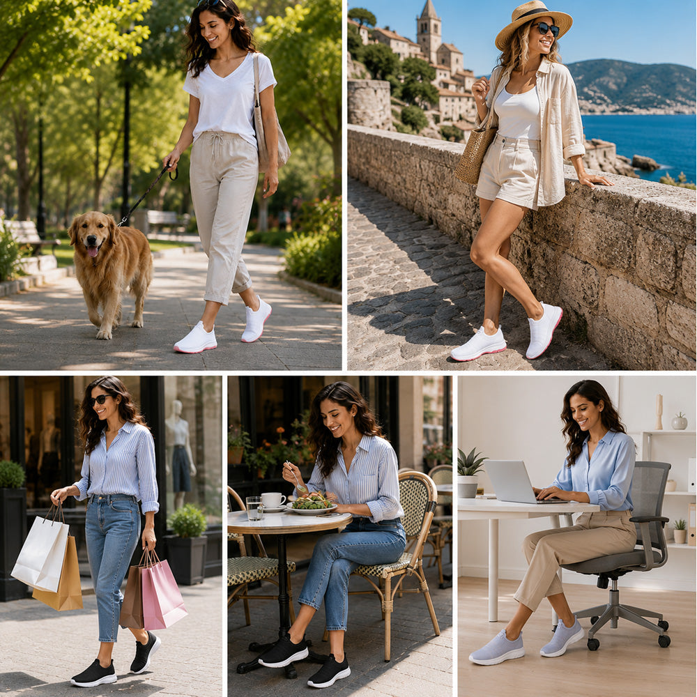 🔥 Meilleure Vente 2026 🏆 Chaussures Femme en Maille Respirante – Légères, Antidérapantes & Ultra Confortables 👟 Dernier Jour : -80 %