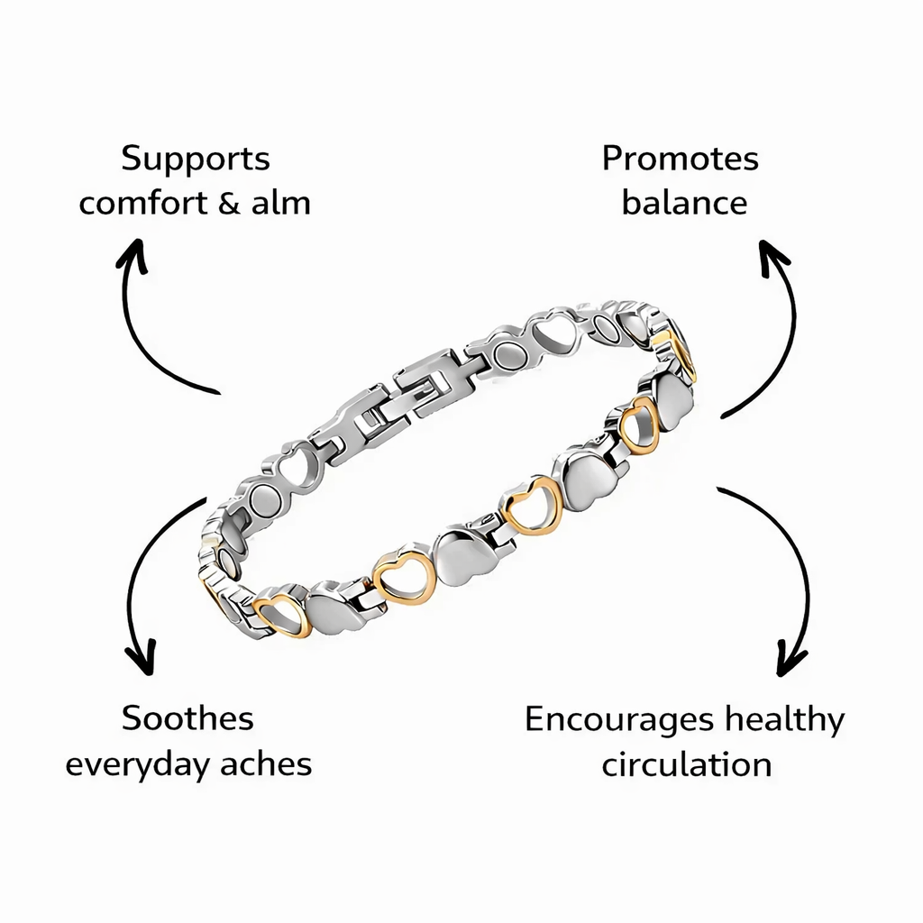 ⛓CZTICLE® Bracelet Magnétique Bien-Être ✨Relaxation · Meilleur Sommeil · Équilibre Intérieur