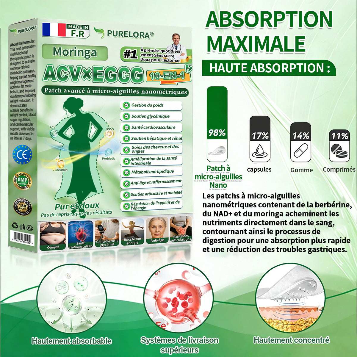 𝑷𝒖𝒓𝒆𝒍𝒐𝒓𝒂® 𝑨𝑪𝑽 × 𝑬𝑮𝑪𝑮 𝟏𝟎-𝒆𝒏-𝟏 𝐏𝐚𝙩𝙘𝙝 𝙈𝙞𝙘𝙧𝙤𝙣é𝙚𝒅𝒍𝒆 𝑨𝒗𝒂𝐧𝐜é 𝙉𝙖𝒏𝒐 (𝐔𝐧𝐞 𝐬𝐞𝐮𝐥𝐞 𝐟𝐨𝐢𝐬 𝐩𝐚𝐫 𝐣𝐨𝐮𝐫, 𝐜𝐡𝐚𝐧𝐠𝐞𝐦𝐞𝐧𝐭𝐬 𝐯𝐢𝐬𝐢𝐛𝐥𝐞𝐬 𝐞𝐧 𝟕 𝐣𝐨𝐮𝐫𝐬) ✅𝐏𝐨𝐮𝐫 𝐥’𝐨𝐛é𝐬𝐢𝐭é, 🅟🅔🅐🅤 🅡🅔🅛â🅒🅗é🅔,𝐝𝐢𝐚𝐛è𝐭𝐞, 𝐚𝐩𝐧é𝐞 𝐝𝐮 𝐬𝐨𝐦𝐦𝐞𝐢𝐥, 𝐩𝐫𝐨𝐛𝐥è𝐦𝐞𝐬 𝐚𝐫𝐭𝐢𝐜𝐮𝐥𝐚𝐢𝐫𝐞𝐬, 𝐞𝐭 𝐛𝐢𝐞𝐧 𝐩𝐥𝐮𝐬