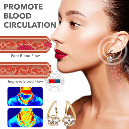 💠CZTICLE® Lymphvity MagneTherapy Boucles d’Oreilles en Germanium