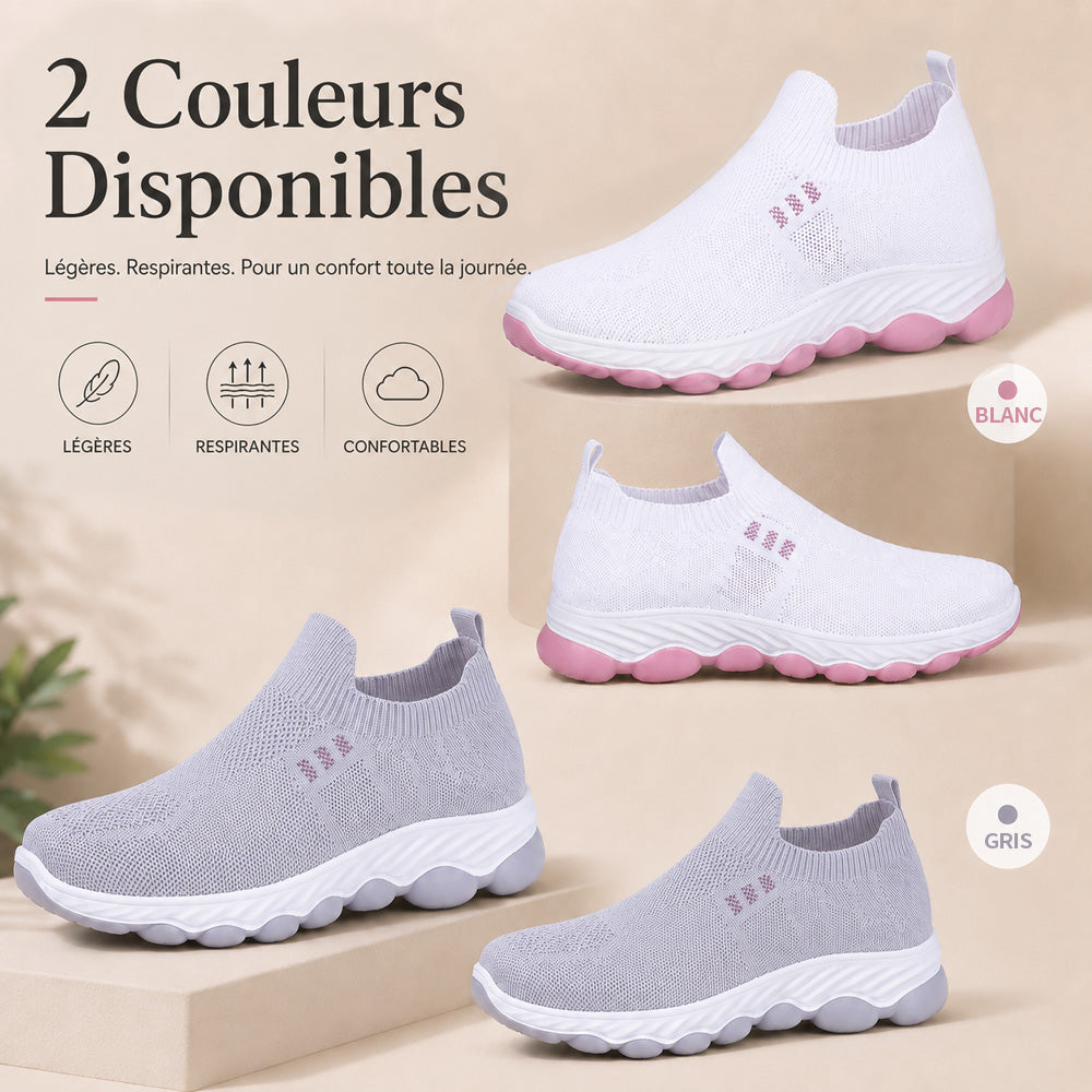 🔥 Meilleure Vente 2026 🏆 Chaussures Femme en Maille Respirante – Légères, Antidérapantes & Ultra Confortables 👟 Dernier Jour : -80 %