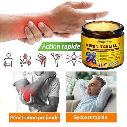 Purelora® Venin d'abeille Crème cicatrisante osseuse Pain-Relief 🐝🐝(Spécialement conçu pour les personnes âgées & Recommandé par Chirurgien)