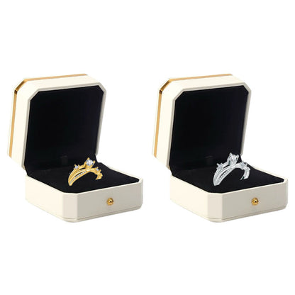👩‍⚕️🔥 DERNIER JOUR -80% :👩‍⚕️ Bague de Magnétologie Lymphatique en Diamant CZTICLE®