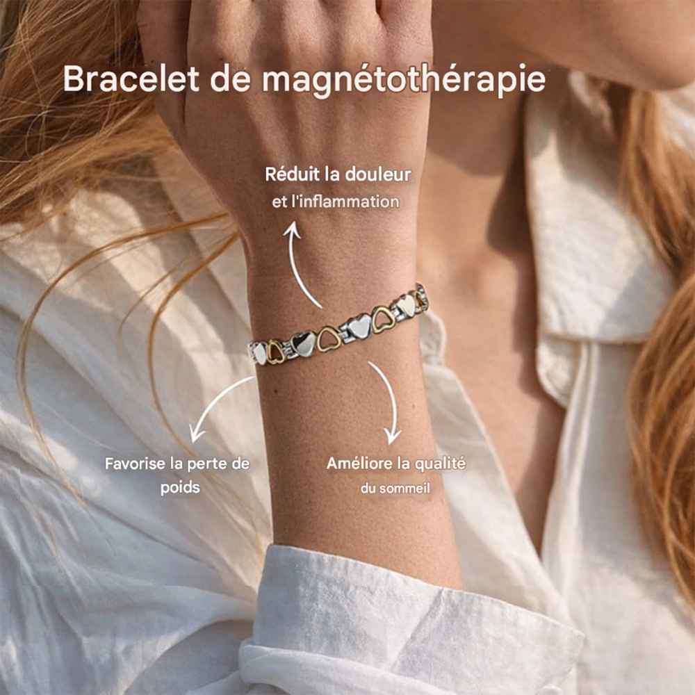 ⛓CZTICLE® Bracelet Magnétique Bien-Être ✨Relaxation · Meilleur Sommeil · Équilibre Intérieur