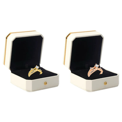👩‍⚕️🔥 DERNIER JOUR -80% :👩‍⚕️ Bague de Magnétologie Lymphatique en Diamant CZTICLE®