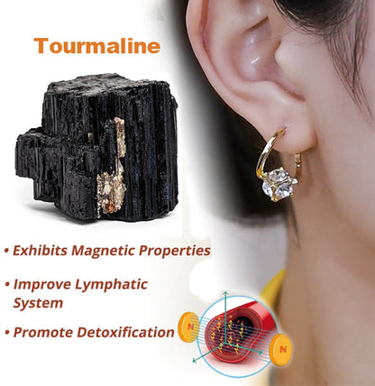 💠CZTICLE® Lymphvity MagneTherapy Boucles d’Oreilles en Germanium