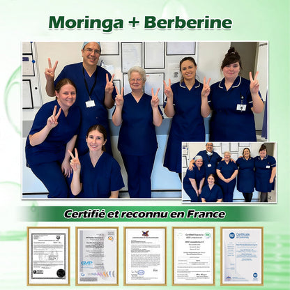 Magasin Officiel |  Healrize® Moringa & Bérbérine 10-en-1 Patch Nanomicro-aiguilles Avancé👩‍⚕️ (Une application quotidienne, résultats visibles en 7 jours)🌼 Obésité, Diabète, Apnée du sommeil, Problèmes articulaires