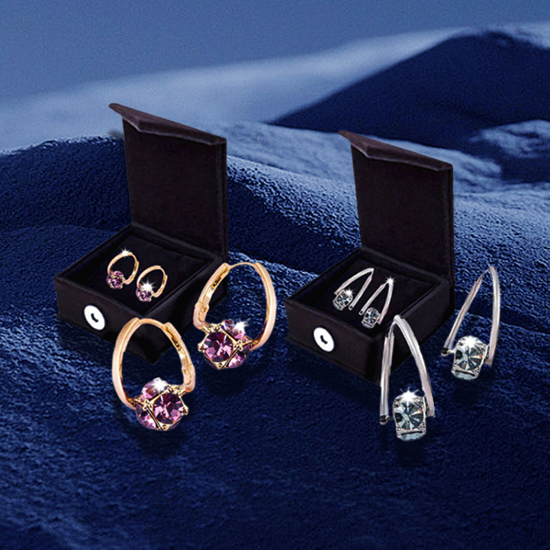 💠CZTICLE® Lymphvity MagneTherapy Boucles d’Oreilles en Germanium