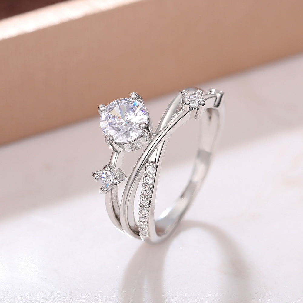 👩‍⚕️🔥 DERNIER JOUR -80% :👩‍⚕️ Bague de Magnétologie Lymphatique en Diamant CZTICLE®