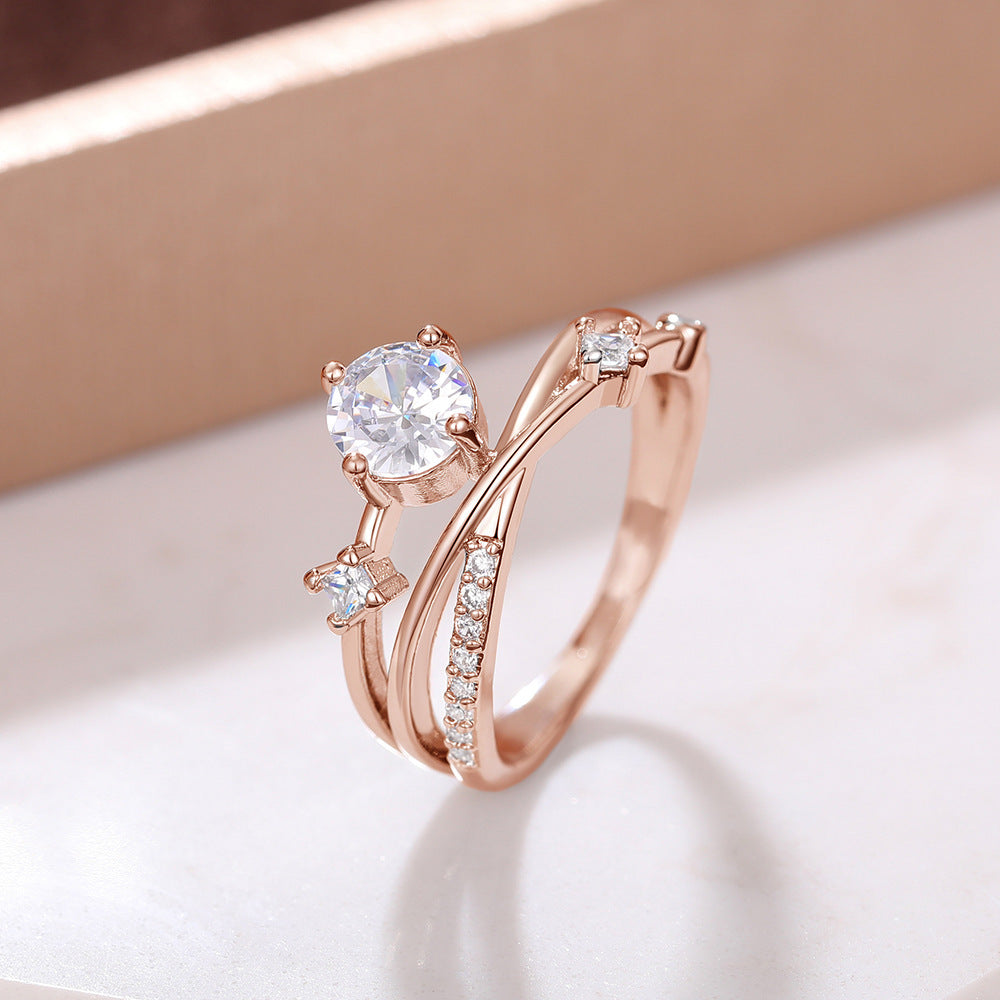 👩‍⚕️🔥 DERNIER JOUR -80% :👩‍⚕️ Bague de Magnétologie Lymphatique en Diamant CZTICLE®