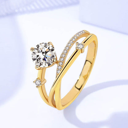 👩‍⚕️🔥 DERNIER JOUR -80% :👩‍⚕️ Bague de Magnétologie Lymphatique en Diamant CZTICLE®