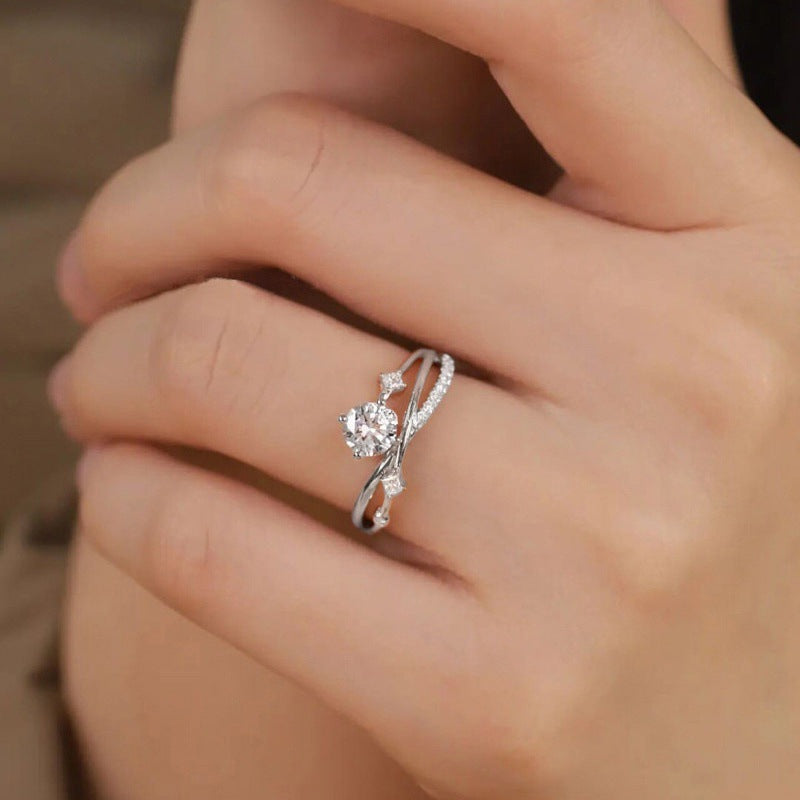 👩‍⚕️🔥 DERNIER JOUR -80% :👩‍⚕️ Bague de Magnétologie Lymphatique en Diamant CZTICLE®