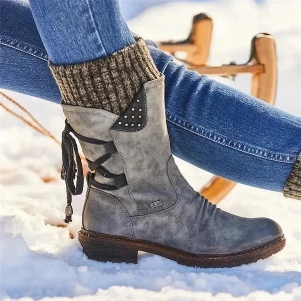 🔥 DERNIER JOUR -80 % ✨ Bottes d’hiver orthopédiques pour femmes avec doublure chaude en laine & soutien de la voûte plantaire ✅