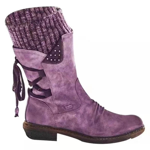 🔥 DERNIER JOUR -80 % ✨ Bottes d’hiver orthopédiques pour femmes avec doublure chaude en laine & soutien de la voûte plantaire ✅