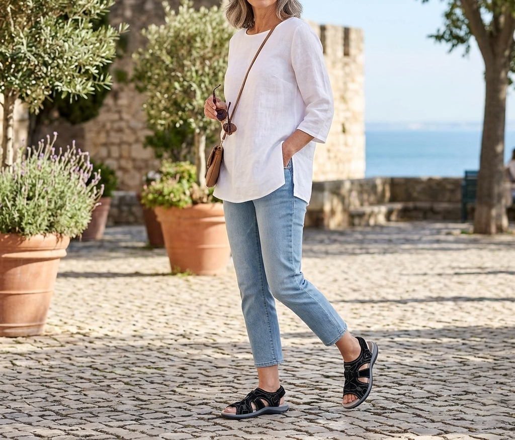 🔥 Meilleure Vente 2026🏆 – Les Sandales Confort à Soutien de Voûte Plantaire et Brides Réglables les Plus Appréciées des Femmes ☁️💆‍♀️